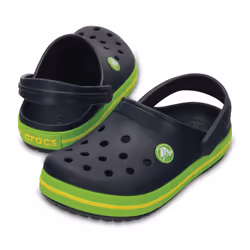 Crocs Crocband Blocages Unisexe Noir, Vert, Jaune