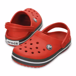 Crocs Crocband Blocages Unisexe Rouge, Gris, Blanc