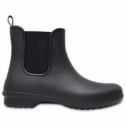 Crocs Freesail Chelsea, Bottines, Bottes de pluie, Femelle, Adulte, Noir, Monochromatique