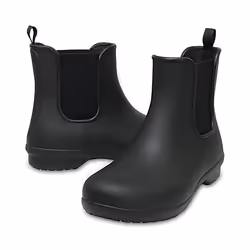 Crocs Freesail Chelsea Bottes de pluie Femelle Noir