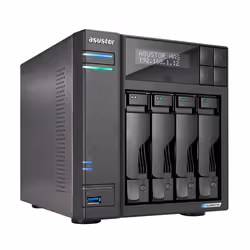 Asustor LOCKERSTOR 4 Gen2 (AS6704T) NAS Bureau Ethernet/LAN Noir N5105 - Vue supplémentaire 2