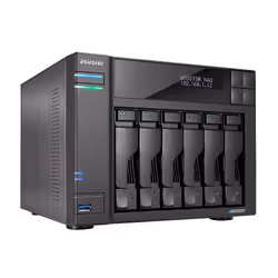 Asustor LOCKERSTOR 6, NAS, Bureau, Intel® Celeron®, N5105, Noir