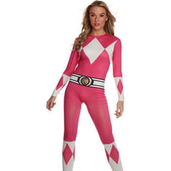 Morphsuits Costume Power Ranger Rose Déguisement Amusant Tenue Soirée et Événements M