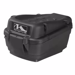 M-Wave Amsterdam Easy Box S-M, Arrière, Porte bagage de velo, Plastique, Noir, 5 L, 200 mm