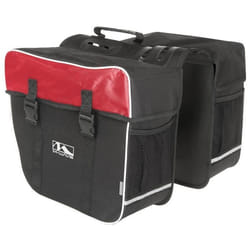 Sac double Amsterdam 30L M-WAVE - Rouge - Nylon - Pour vélo loisir