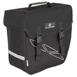M-Wave Amsterdam Single Arrière Sacoche pour bicyclette 18 L Polyester Noir, Gris