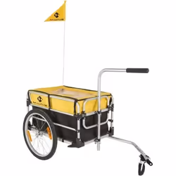 Remorque vélo bagage - M-WAVE - 20 pouces - Jaune - Mixte