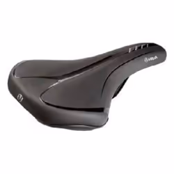 Velo Fit Traveller, Selle de vélo, Piste, Unisexe, Noir, Monochromatique, 19,1 cm
