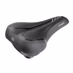 Velo Fit Townie, Selle de vélo, Ville, Unisexe, Noir, Monochromatique, 18 cm