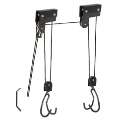M-Wave Bike Lift Strong Porte-vélo d’intérieur Monté au plafond Noir