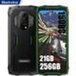 Blackview BV9300 Téléphone Portable Incassable Android 12 12Go+256Go 15080mAh 50MP Mesure Laser Mobile - Vert(Measuring Version)