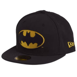 Casquette New Era 59FIFTY - BATMAN noir / jaune - Logo NEW ERA - Adulte - Mixte