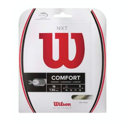 Wilson Sporting Goods Co. NXT 16 Cordage de raquette Tennis 1,3 mm Microfibre, Plastique PU Blanc
