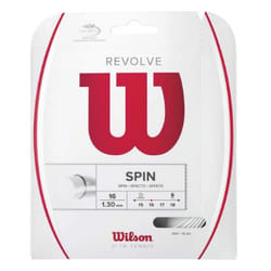 Wilson Sporting Goods Co. Revolve 16 Cordage de raquette Tennis 1,3 mm Polymère Blanc