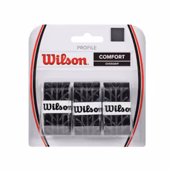 Wilson Profile, Surgrip, Tennis, Noir, Monochromatique, Ampoule, 3 pièce(s)