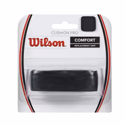 Wilson Cushion Pro, Poignée de remplacement, Tennis, Noir, Monochromatique, Ampoule, 1 pièce(s)