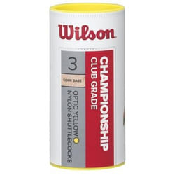 Wilson Sporting Goods Co. WRT6040YE77 volant de badminton 3 pièce(s) Volant synthétique Jaune