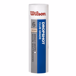 Tube de 6 volants Wilson Dropshot