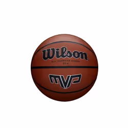 Ballon de basket Wilson MVP 275 Classic - bleu ciel/noir - Taille 5