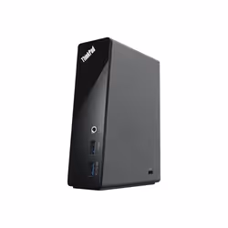 Lenovo ThinkPad Basic USB 3.0 Dock, Avec fil, USB 3.2 Gen 1 (3.1 Gen 1) Type-A, 3,5 mm, 10,100,1000 Mbit/s, Noir, Lenovo