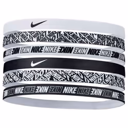 Bandeau de Running Nike 6PK - Blanc/Noir - Taille Unique