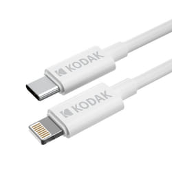 Kodak 30425873 câble de téléphone portable Blanc 1 m USB C Lightning