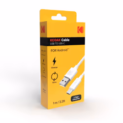 Kodak 30425965 câble USB 1 m USB A USB C Blanc