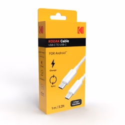 Kodak 30425972 câble USB 1 m USB C Blanc