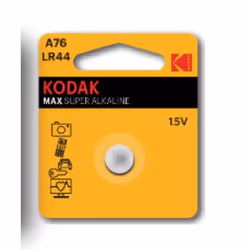 Kodak A76, Batterie à usage unique, LR44, Alcaline, 15 V, 1 pièce(s)