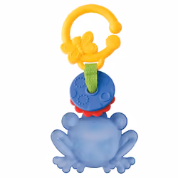 Mattel Petit Hochet Grenouille, Garçon/Fille, Bleu