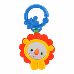 Mattel Petit Hochet Lion Miroir, Garçon/Fille, Jaune