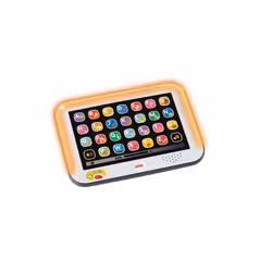 Fisher-Price Rires et Éveil Ma Tablette Puppy, Tablette d'enfant, 1 an(s), Argent, Blanc