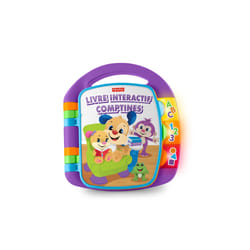 Fisher-Price - Livre Interactif Comptines - Livre Bébé