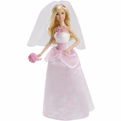 Barbie Dreamtopia Poupée Mariée Princière, Poupée mannequin, Femelle, 3 an(s), Fille, 330,2 mm, Multicolore