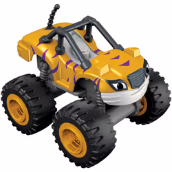 Fisher-Price Blaze and the Monster Machines Stripes, Voiture, 3 an(s), Plastique, Noir, Violet, Jaune