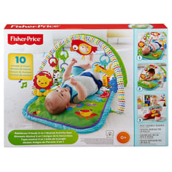Mattel 3-in-1 Musical Activity Gym Multicolore Tapis de gymnastique pour bébé
