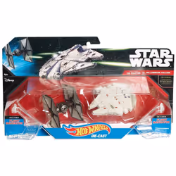 Hot Wheels Ep7 Hero Vehicle Vs. Ep7 Villain Starfighter Basic, 286 mm, 88 mm, 76 mm, CE