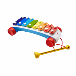 Fisher-Price Xylophone À Roulettes, Instrument de musique jouet, Xylophone, 1,5 an(s), Multicolore