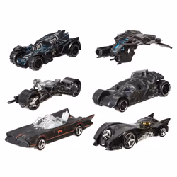 DC Comics Batman - Assortiment Véhicules Décorative, DC Comics; Batman, 3 an(s), Plastique, Noir
