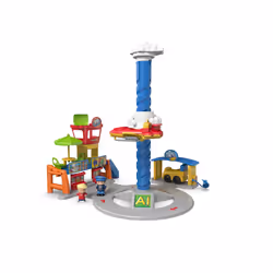 Mattel L'Aéroport Sonore, 1,5 an(s), Effets sonores pris en charge, Plastique, 4 pièce(s), 2,7 kg
