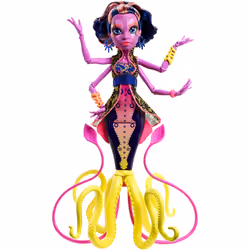 Mattel Monster High - Kaala Mer’Ri - La Grande Barrière Des Frayeurs, 6 an(s), Fille, Effets lumineux, 324 mm, 259 g, Rose, M ...