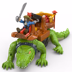 Fisher-Price Imaginext – Crocodile et Capitaine Crochet
