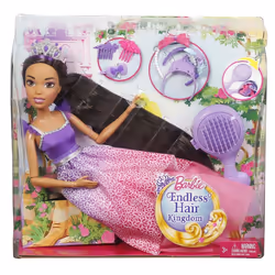 Mattel Barbie Grande Princesse Brune