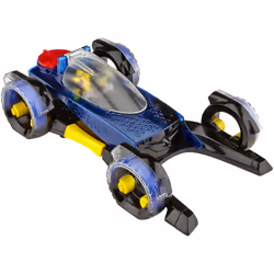 Mattel Batman - La Batmobile, 3 an(s), Bleu, Jaune, Noir, Plastique