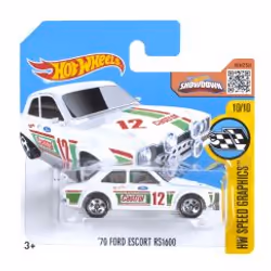 Mattel Clipstrip Vehicules Hot Wheels, Véhicule, Hot Wheels, 3 an(s), Blanc