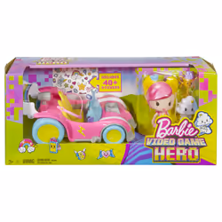 Barbie Mattel DTW18 - Die Videospiel-Heldin Pixel-Mobil Set mit Puppe