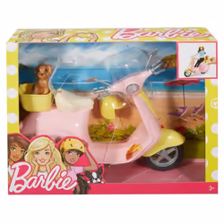 Mattel Barbie Scooter, Barbie, 3 an(s), Plastique, Rose