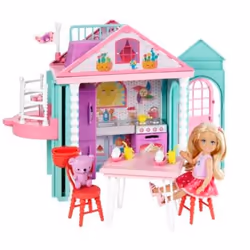 Barbie Club Chelsea Doll and Clubhouse, Femelle, 3 an(s), Fille, Multicolore