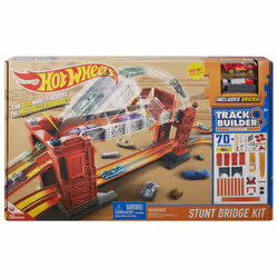 Hot Wheels Stunt Bridge Kit, Ensemble véhicule et piste, 5 an(s), Plastique, Multicolore