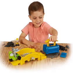 Mattel DXP75, Voiture et course, Bob the Builder, 3 an(s), Multicolore, Plastique